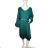 Damen-Strickkleid mit Gürtel und langen Ärmeln (Einheitsgröße S/M) ITALIAN FASHION IMM23M5173