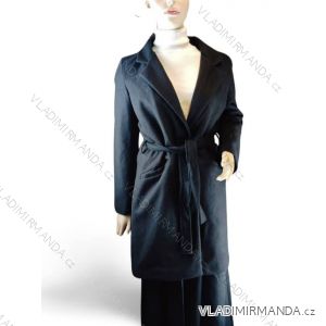 Flauschiger Langarmmantel für Damen in Übergröße (XL/2XL ONE SIZE) ITALIAN FASHION IMC23303