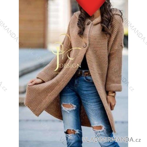 Übergroßer Langarmpullover für Damen (Einheitsgröße S/M) ITALIAN FASHION IMWCA23DH2302