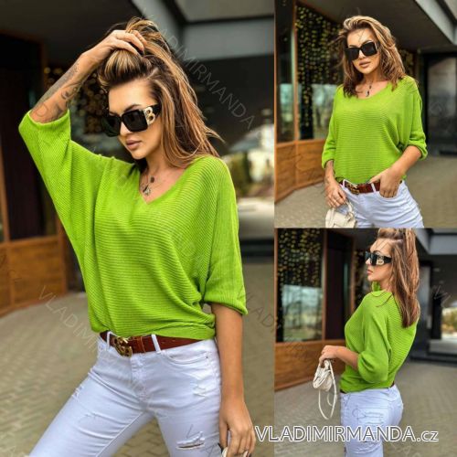 Langarm-Rollkragenpullover für Damen (S/M EINHEITSGRÖSSE) ITALIAN FASHION IMWAK23CL22200