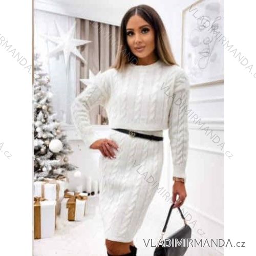 Langärmliges Strickkleid für Damen (Einheitsgröße S/M) ITALIAN FASHION IMWAK23CL5019