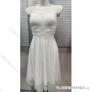 Elegante ärmellose Ballkleid-Spitze (uni s-m) ITALIENISCHE ART UND WEISE IM919919