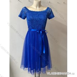 Elegante ärmellose Ballkleid-Spitze (uni s-m) ITALIENISCHE ART UND WEISE IM919919