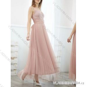 Elegante ärmellose Ballkleid-Spitze (uni s-m) ITALIENISCHE ART UND WEISE IM919919