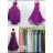 Elegante ärmellose Ballkleid-Spitze (uni s-m) ITALIENISCHE ART UND WEISE IM919919