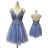 Trägerloses Partykleid aus Tüll für Damen (S/M/L ONE SIZE) ITALIAN FASHION IM923001