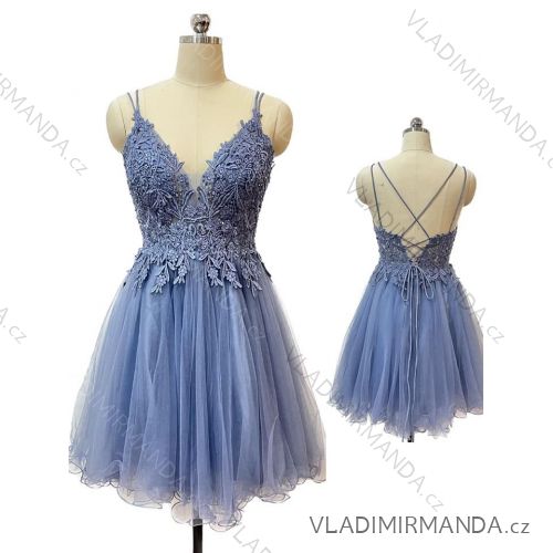 Trägerloses Partykleid aus Tüll für Damen (S/M/L ONE SIZE) ITALIAN FASHION IM923001