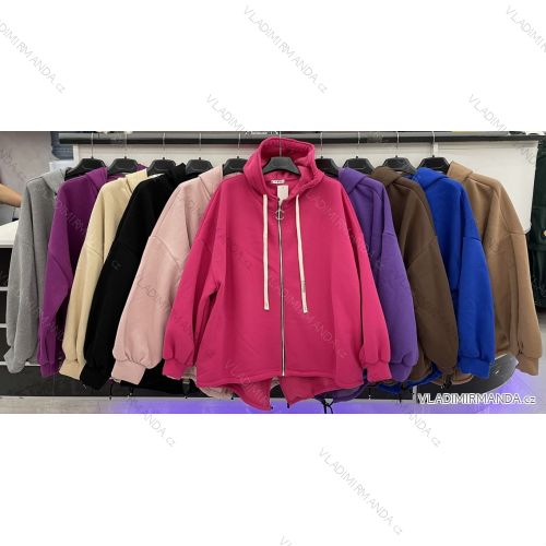 Langärmlige Bomberjacke für Damen (Einheitsgröße S/M/L) ITALIAN FASHION IMWD23470
