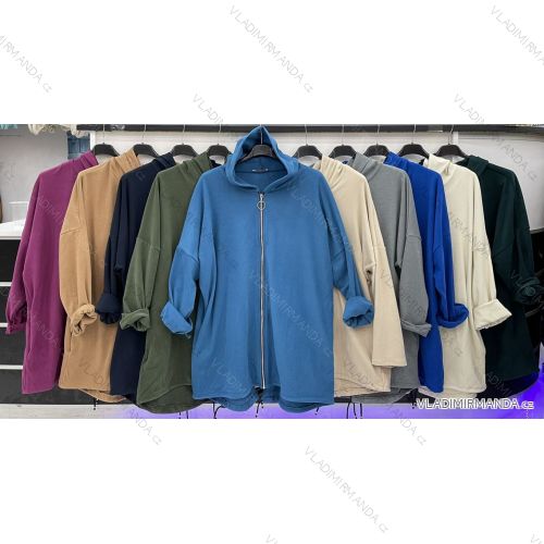 Langärmlige Bomberjacke für Damen (Einheitsgröße S/M/L) ITALIAN FASHION IMWD23470