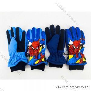 Rukavice lyžařské prstové spiderman dětské chlapecké (3-8let) SETINO SP-A-GLOVES-212