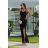 Trägerloses langes Partykleid aus Satin für Damen (34-42) POLISH FASHION PMLEL24NATHALIE schwarz 42