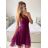 Trägerloses kurzes Partykleid für Damen (Einheitsgröße S/M) ITALIAN FASHION IMPSH23C662 dunkelgrün S / M