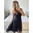 Trägerloses kurzes Partykleid für Damen (Einheitsgröße S/M) ITALIAN FASHION IMPSH23C662 dunkelgrün S / M