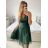 Ärmelloses kurzes Partykleid für Damen (S/M EINHEITSGRÖSSE) ITALIAN FASHION IMPSH23C662 S/M altrosa