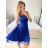 Ärmelloses kurzes Partykleid für Damen (S/M EINHEITSGRÖSSE) ITALIAN FASHION IMPSH23C662 S/M altrosa