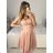 Ärmelloses kurzes Partykleid für Damen (S/M EINHEITSGRÖSSE) ITALIAN FASHION IMPSH23C662 S/M altrosa