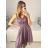 Ärmelloses kurzes Partykleid für Damen (S/M EINHEITSGRÖSSE) ITALIAN FASHION IMPSH23C662 S/M altrosa