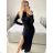 Šaty letní na ramínka dámské (S/M ONE SIZE) ITALSKÁ MÓDA IMPBB22B21841 S/M rot