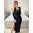 Šaty letní na ramínka dámské (S/M ONE SIZE) ITALSKÁ MÓDA IMPBB22B21841 S/M rot