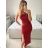 Elegantes Sommerkleid mit glitzernden Pailletten für Damen (Einheitsgröße S/M) ITALIAN FASHION IMPBB23O3837