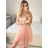 Trägerloses Spitzen-Partykleid für Damen (Einheitsgröße S/M) ITALIAN FASHION IMC23349