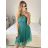 Trägerloses Spitzen-Partykleid für Damen (Einheitsgröße S/M) ITALIAN FASHION IMC23349