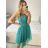 Trägerloses Spitzen-Partykleid für Damen (Einheitsgröße S/M) ITALIAN FASHION IMC23349