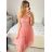 Trägerloses Spitzen-Partykleid für Damen (Einheitsgröße S/M) ITALIAN FASHION IMC23349