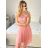 Trägerloses Spitzen-Partykleid für Damen (Einheitsgröße S/M) ITALIAN FASHION IMC23349