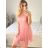 Trägerloses Spitzen-Partykleid für Damen (Einheitsgröße S/M) ITALIAN FASHION IMC23349