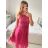 Trägerloses Spitzen-Partykleid für Damen (Einheitsgröße S/M) ITALIAN FASHION IMC23349/DR altrosa S/M