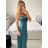 Šaty letní na ramínka dámské (S/M ONE SIZE) ITALSKÁ MÓDA IMPBB22B21841 S/M schwarz