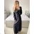Langes, langärmliges Partykleid für Damen (Einheitsgröße S/M) ITALIAN FASHION IMM23056