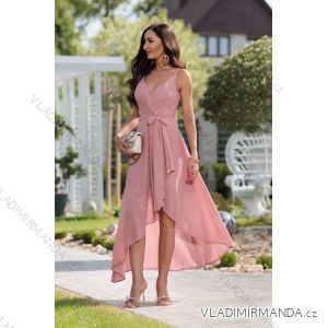 Trägerloses langes Partykleid aus Satin für Damen (34-42) POLISH FASHION PMLEL24NATHALIE