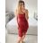 Kleid mit Knöpfen und geknöpften Damen (uni s-m) ITALIAN FASHION IM2203948 braun S/M