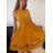 Elegantes ärmelloses Sommerkleid für Damen (Einheitsgröße S/M/L) ITALIAN FASHION IM923NELA - Farbe   oranžová - Velikost   M / L