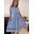 Elegantes ärmelloses Sommerkleid für Damen (Einheitsgröße S/M/L) ITALIAN FASHION IM923NELA - Farbe   hellrosa - Velikost   M / L