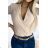 375-7 Body mit Umschlagausschnitt – Beige