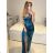Šaty letní na ramínka dámské (S/M ONE SIZE) ITALSKÁ MÓDA IMPBB22B21841 S/M schwarz