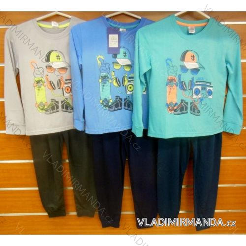 Pyjamas Lange Jungen Baumwolle (98-128) N-FEEL BB-6138S