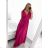 Ärmelloses langes Partykleid für Damen (S/M EINHEITSGRÖSSE) ITALIAN FASHION IMS24FIONA - Farbe   schwarz - Velikost   S/M