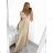 Ärmelloses langes Partykleid für Damen (S/M EINHEITSGRÖSSE) ITALIAN FASHION IMS24FIONA - Farbe   schwarz - Velikost   S/M
