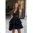 Damen Plus Size (42-46) langes elegantes ärmelloses Partykleid POLISH FASHION PMLBC23265-10 schwarz 34