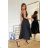 Damen Plus Size (42-46) langes elegantes ärmelloses Partykleid POLISH FASHION PMLBC23265-10 schwarz 40