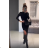 Langarmkleid für Damen (S/M EINHEITSGRÖSSE) ITALIAN FASHION IMPGM2417683 -   schwarz -   S/M