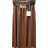 Mittellanger Faltenrock für Damen (Einheitsgröße S/M) ITALIAN FASHION IMPLI244911