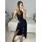 Langarm-Partykleid für Damen (S/M EINHEITSGRÖSSE) ITALIAN FASHION IMPSH235429 -   Silber
 -   S / M