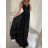 Langes, elegantes, lässiges Kurzarmkleid für Damen (M/L EINHEITSGRÖSSE) ITALIAN FASHION IM42380566