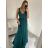 Langes, elegantes, lässiges Kurzarmkleid für Damen (M/L EINHEITSGRÖSSE) ITALIAN FASHION IM42380566