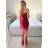 Šaty elegantní společenské na ramínka dámské (S/M ONE SIZE) ITALSKÁ MÓDA IM321608
